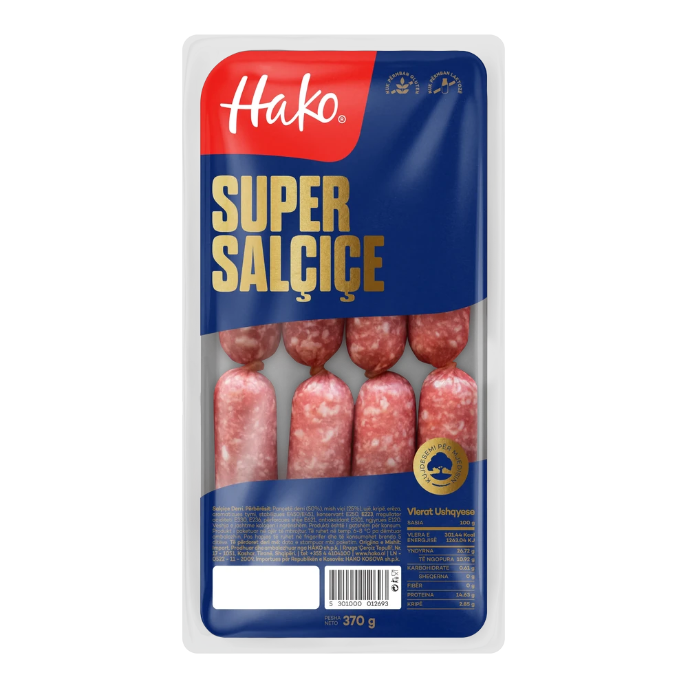 Hako, Virshlle derri, Super salçiçe, 370 g